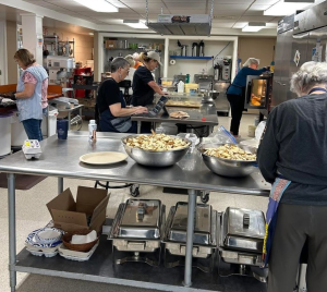 At work in the kitchen