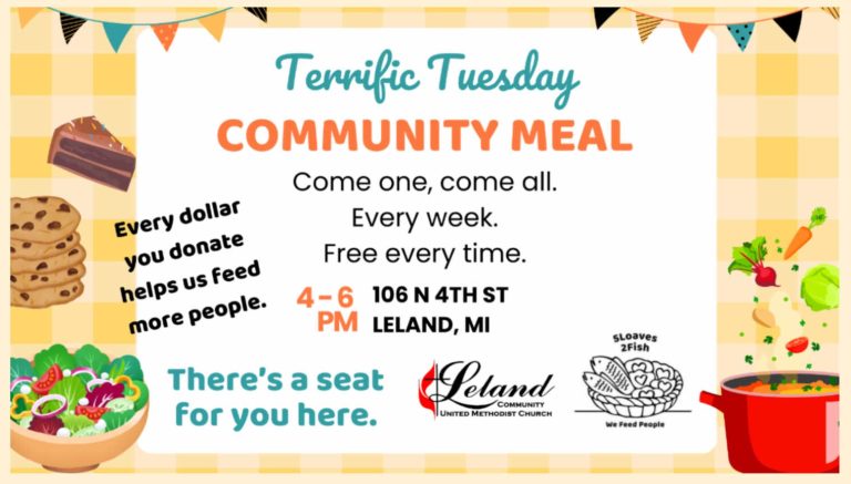 Tuesday Community Meal Announcement